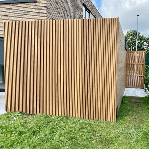 Overzicht gevelbekleding zijkant, Koolskamp