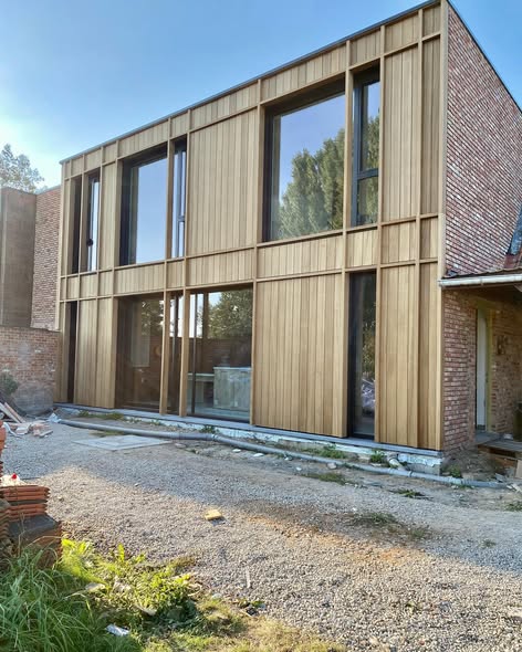 Houten gevelbekleding op maat, Bellem